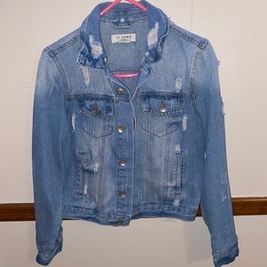 Distressed Jean Jacket